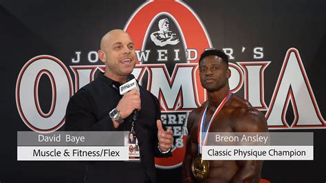 2018 Olympia Men’s Classic Physique Champion interviewed by .